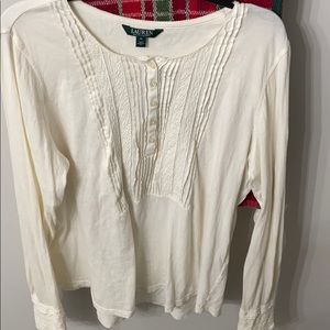 Lauren cream like new top